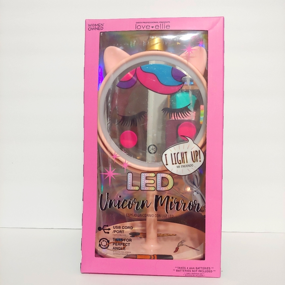 Unicorn LED table top mirror